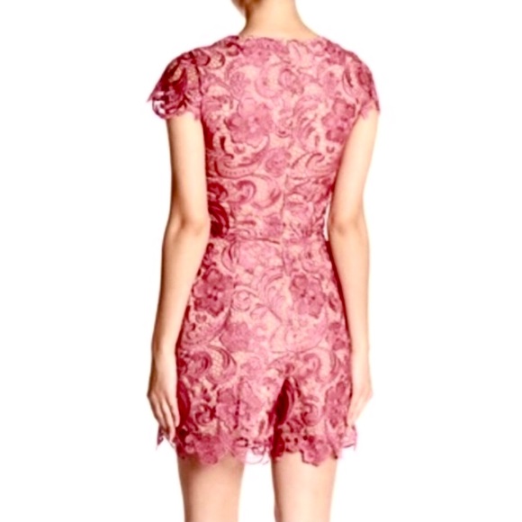 NEW DRESS THE POPULATION LACE ROMPER - Picture 6 of 8